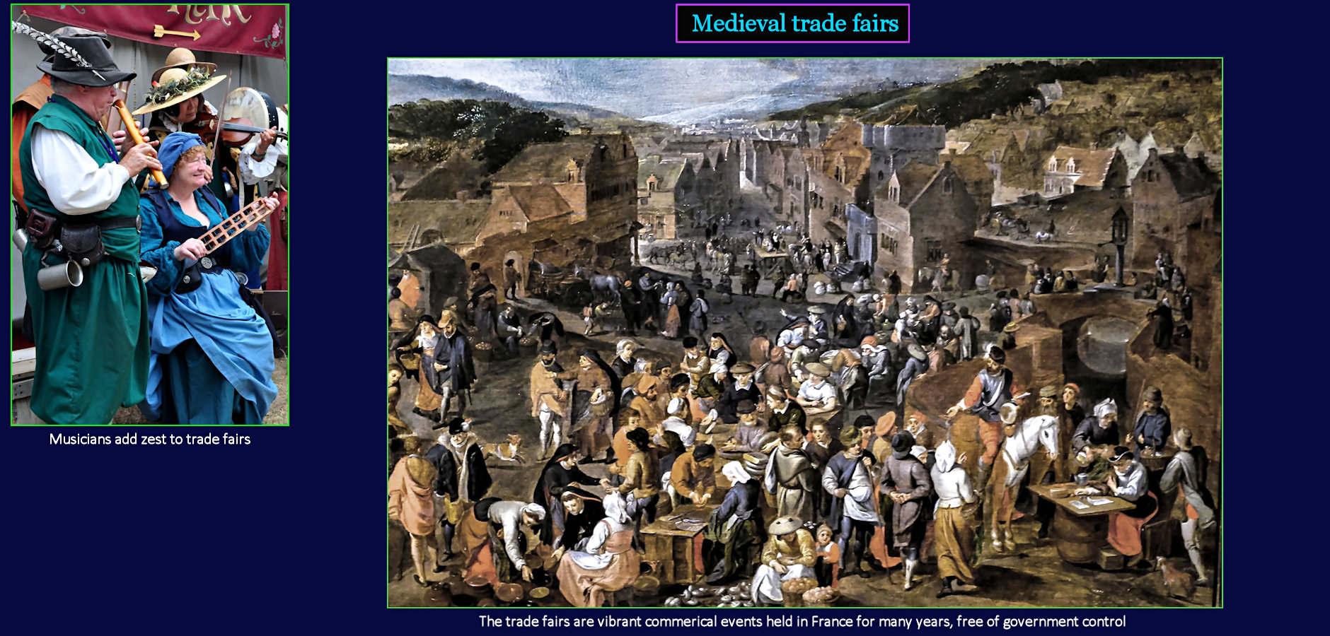 Medieval trade fairs, 1200 AD